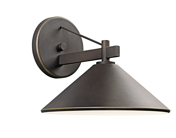 Kichler - 49061OZ - One Light Outdoor Wall Mount - Ripley - Olde Bronze from Lighting & Bulbs Unlimited in Charlotte, NC