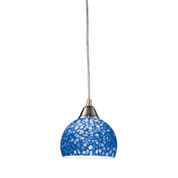 ELK Home - 10143/1PB - One Light Mini Pendant - Cira - Satin Nickel from Lighting & Bulbs Unlimited in Charlotte, NC