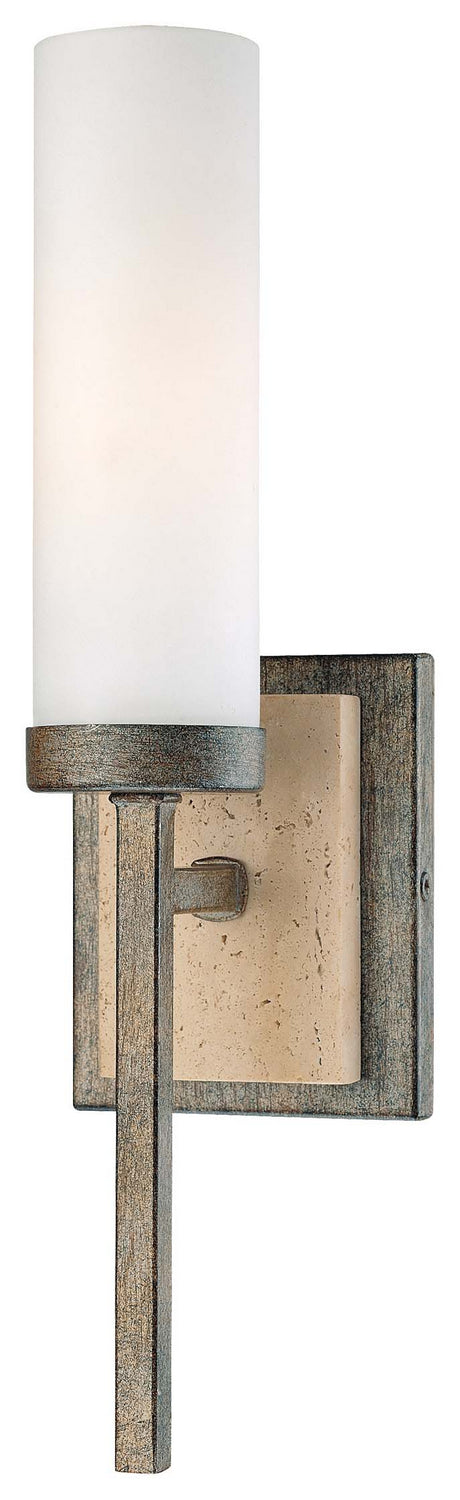 Minka-Lavery - 4460-273 - One Light Wall Sconce - Compositions - Aged Patina Iron from Lighting & Bulbs Unlimited in Charlotte, NC