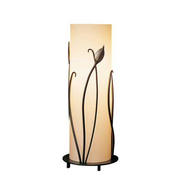 One Light Table Lamp from the Forged Leaves Collection by Hubbardton Forge