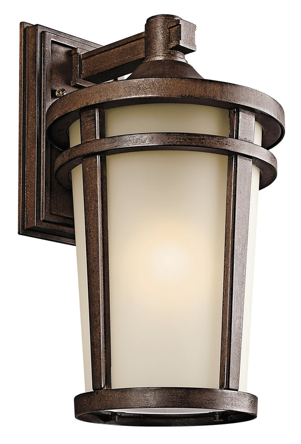 Kichler - 49073BST - One Light Outdoor Wall Mount - Atwood - Brown Stone from Lighting & Bulbs Unlimited in Charlotte, NC