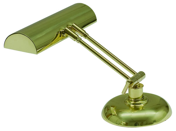 One Light Piano/Desk Lamp from the Piano/Desk Collection in Polished Brass Finish by House of Troy