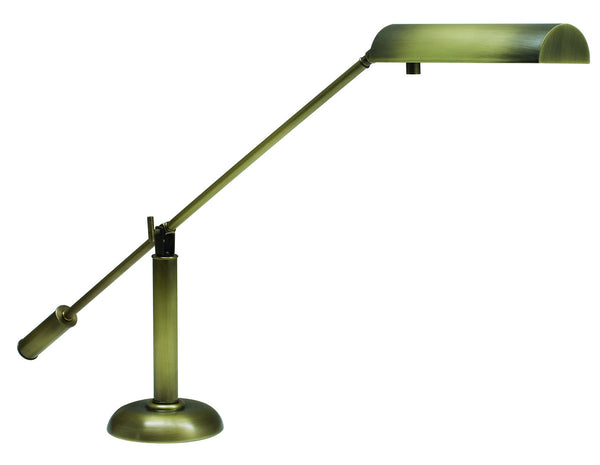 One Light Piano/Desk Lamp from the Grand Piano Collection in Antique Brass Finish by House of Troy (on Backorder ~2/2/2023*)