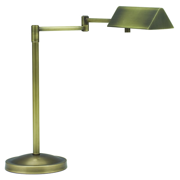 One Light Table Lamp from the Pinnacle Collection in Antique Brass Finish by House of Troy
