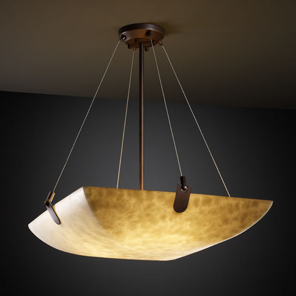 Justice Designs - CLD-9621-25-DBRZ - Pendant - Clouds - Dark Bronze from Lighting & Bulbs Unlimited in Charlotte, NC