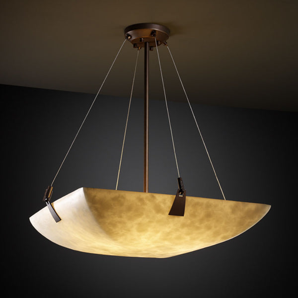 Justice Designs - CLD-9641-25-DBRZ - Pendant - Clouds - Dark Bronze from Lighting & Bulbs Unlimited in Charlotte, NC