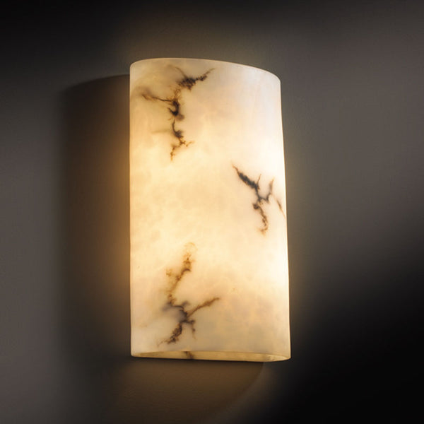 Justice Designs - FAL-8859 - Wall Sconce - LumenAria - Faux Alabaster Resin from Lighting & Bulbs Unlimited in Charlotte, NC