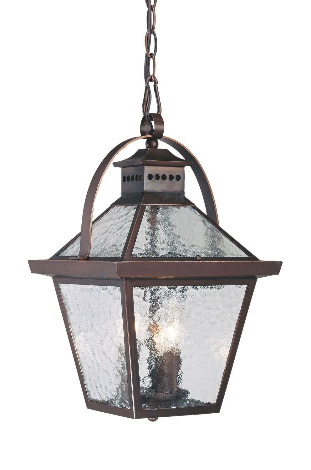 Acclaim Lighting - 7676ABZ - Three Light Hanging Lantern - Bay Street - Architectural Bronze from Lighting & Bulbs Unlimited in Charlotte, NC