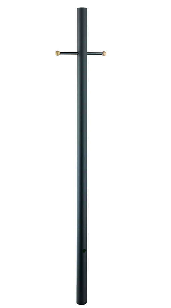 Acclaim Lighting - 96BK - Post With Cross Arm - Direct Burial Lamp Posts - Matte Black from Lighting & Bulbs Unlimited in Charlotte, NC