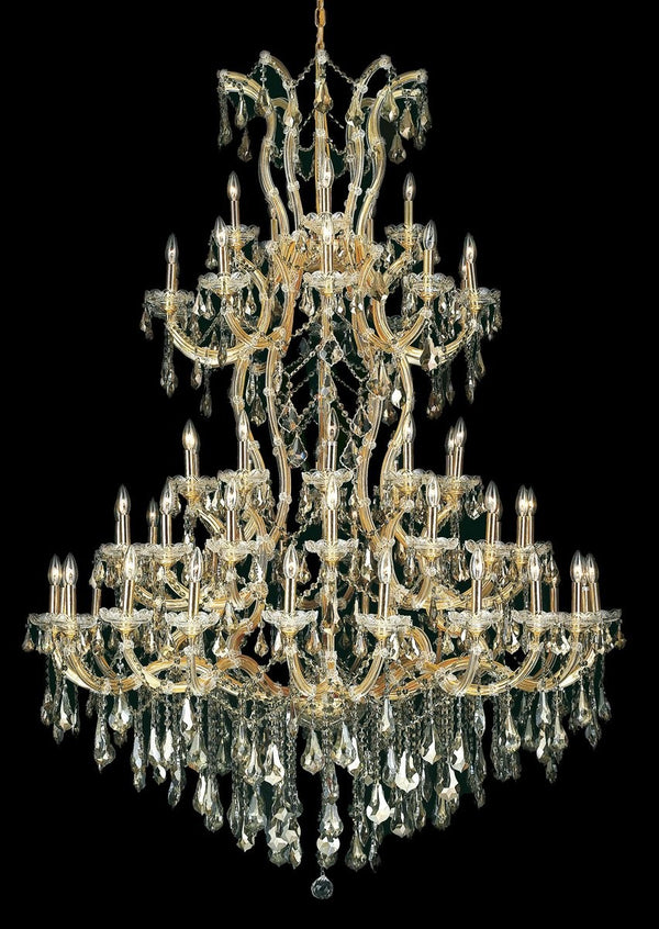 Elegant Lighting - 2801G54G-GT/RC - 61 Light Chandelier - Maria Theresa - Gold from Lighting & Bulbs Unlimited in Charlotte, NC