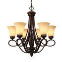 Golden - 8106-6 CDB - Six Light Chandelier - Torbellino - Cordoban Bronze from Lighting & Bulbs Unlimited in Charlotte, NC
