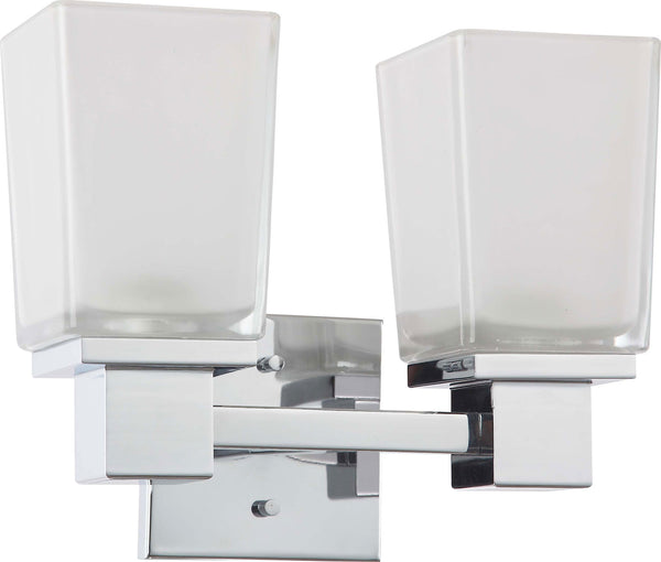 Nuvo Lighting - 60-4002 - Two Light Vanity - Parker - Polished Chrome from Lighting & Bulbs Unlimited in Charlotte, NC