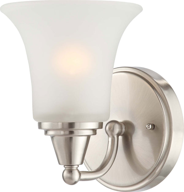 Nuvo Lighting - 60-4141 - One Light Vanity - Surrey - Brushed Nickel from Lighting & Bulbs Unlimited in Charlotte, NC