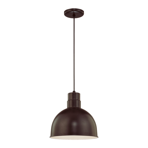 Millennium - RDBC12-ABR - One Light Pendant - R Series - Architectural Bronze from Lighting & Bulbs Unlimited in Charlotte, NC