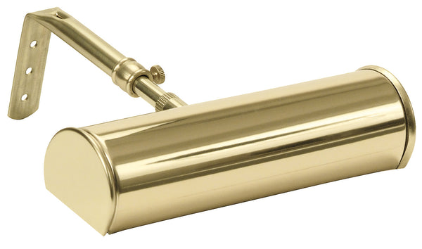 One Light Picture Light from the Advent Collection in Polished Brass Finish by House of Troy