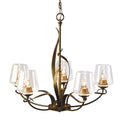 Five Light Chandelier from the Flora Collection by Hubbardton Forge