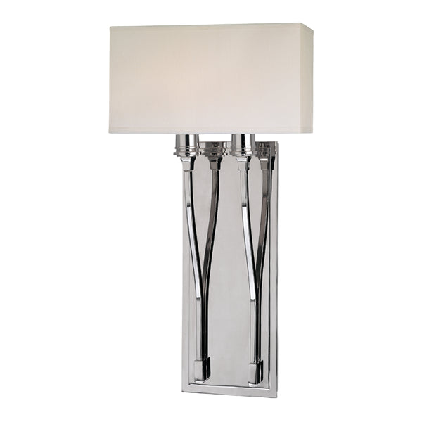 Hudson Valley - 642-PN - Two Light Wall Sconce - Selkirk - Polished Nickel from Lighting & Bulbs Unlimited in Charlotte, NC