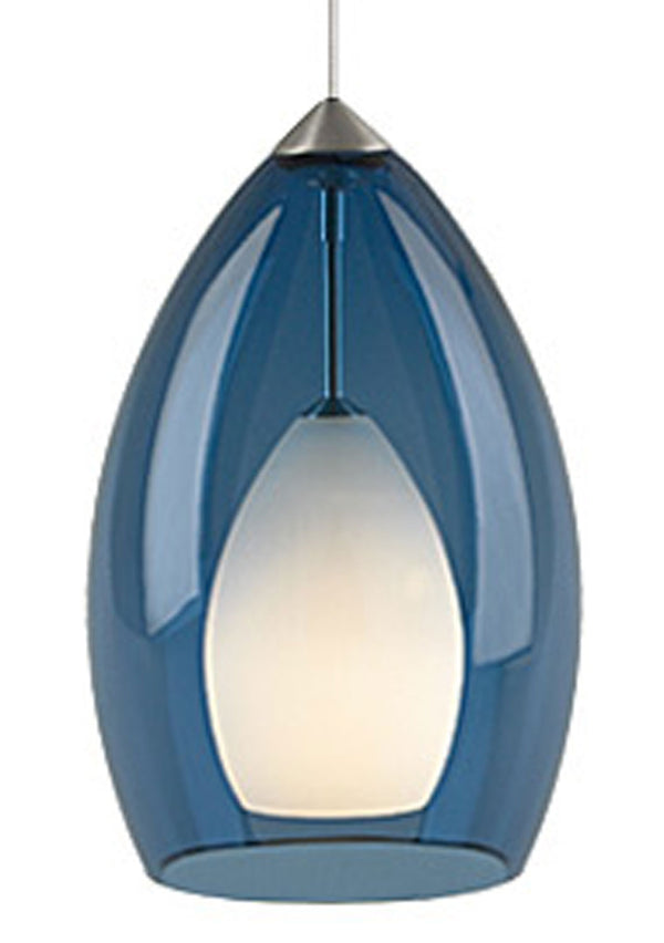Visual Comfort Modern - 700MOFIRUS - One Light Pendant - Fire - Satin Nickel from Lighting & Bulbs Unlimited in Charlotte, NC