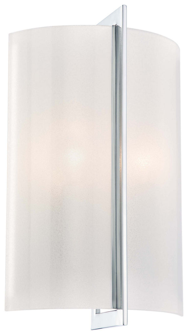 Minka-Lavery - 6390-77 - Two Light Wall Sconce - Clarte - Chrome from Lighting & Bulbs Unlimited in Charlotte, NC