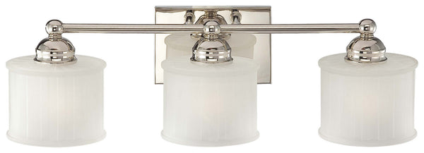 Minka-Lavery - 6733-1-613 - Three Light Bath - 1730 Series - Polished Nickel from Lighting & Bulbs Unlimited in Charlotte, NC