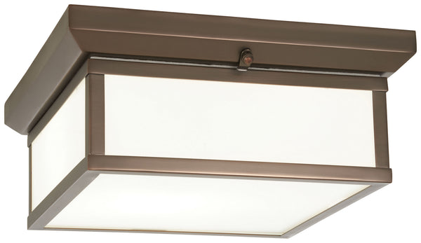 Minka-Lavery - 6919-281 - Two Light Flush Mount - Harvard Court Bronze (Plated) from Lighting & Bulbs Unlimited in Charlotte, NC