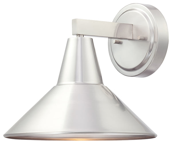 Minka-Lavery - 72212-A144 - One Light Wall Mount - Bay Crest - Brushed Stainless Steel from Lighting & Bulbs Unlimited in Charlotte, NC