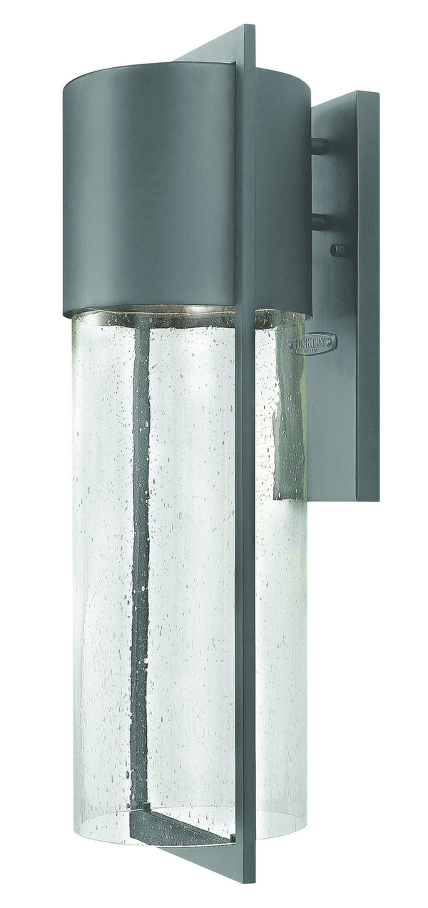 Hinkley - 1325HE - LED Wall Mount - Shelter - Hematite from Lighting & Bulbs Unlimited in Charlotte, NC