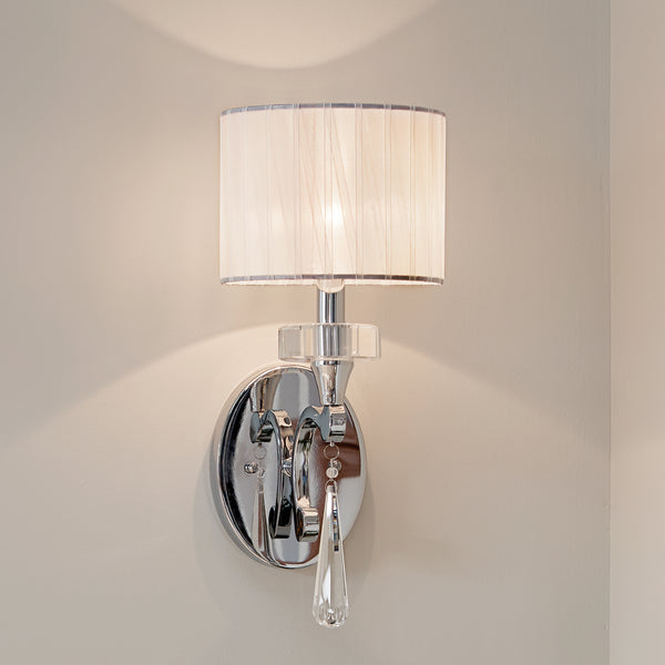 One Light Wall Sconce from the Parker Point Collection in Chrome Finish by Kichler