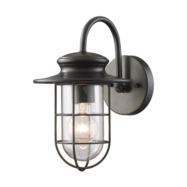 ELK Home - 42284/1 - One Light Outdoor Wall Sconce - Portside - Matte Black from Lighting & Bulbs Unlimited in Charlotte, NC
