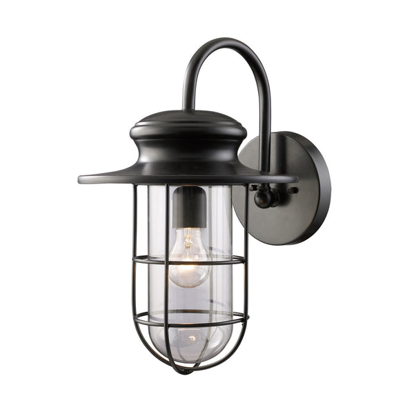 ELK Home - 42285/1 - One Light Outdoor Wall Sconce - Portside - Matte Black from Lighting & Bulbs Unlimited in Charlotte, NC
