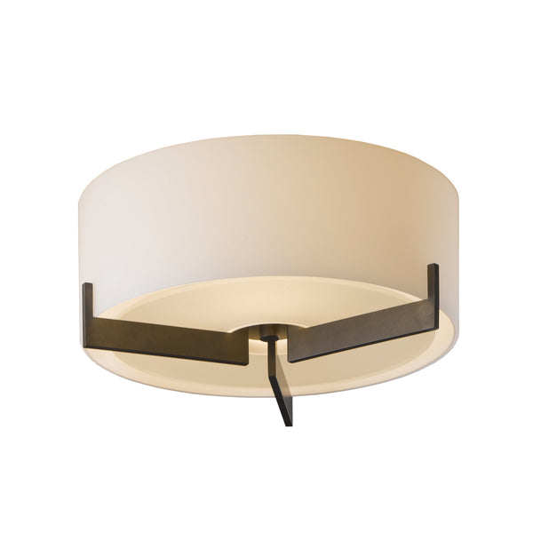 One Light Semi-Flush Mount from the Axis Collection by Hubbardton Forge