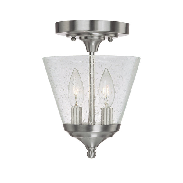 Capital Lighting - 4032BN-236 - Two Light Foyer Pendant - Stanton - Brushed Nickel from Lighting & Bulbs Unlimited in Charlotte, NC
