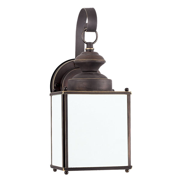 Generation Lighting - 84157D-71 - One Light Outdoor Wall Lantern - Jamestowne - Antique Bronze from Lighting & Bulbs Unlimited in Charlotte, NC