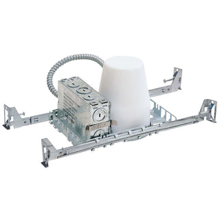 Nora Lighting - NSL-401AT/10 - 4" Line Voltage Non-Ic At New Construction Housing W/ Lamp - Rec Inc 4" Housing Gu10 - Unfinished from Lighting & Bulbs Unlimited.