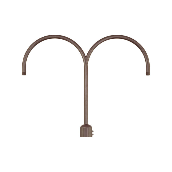 Millennium - RPAD-ABR - Two Light Post Adapter - R Series - Architectural Bronze from Lighting & Bulbs Unlimited in Charlotte, NC