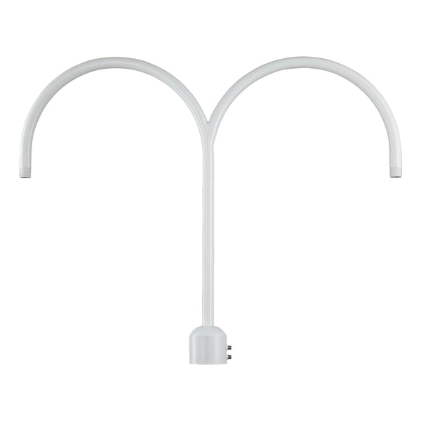 Millennium - RPAD-WH - Two Light Post Adapter - R Series - White from Lighting & Bulbs Unlimited in Charlotte, NC