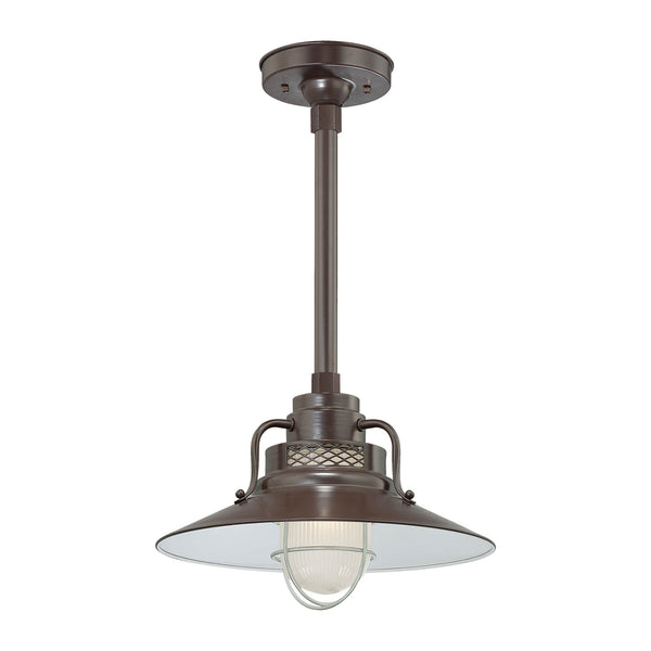 Millennium - RRRS14-ABR - One Light Pendant - R Series - Architectural Bronze from Lighting & Bulbs Unlimited in Charlotte, NC
