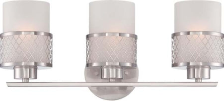 Nuvo Lighting - 60-4683 - Three Light Vanity - Fusion - Brushed Nickel from Lighting & Bulbs Unlimited in Charlotte, NC