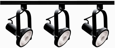 Nuvo Lighting - TK317 - Three Light Track Kit - Track Lighting Kits Black - Black from Lighting & Bulbs Unlimited in Charlotte, NC