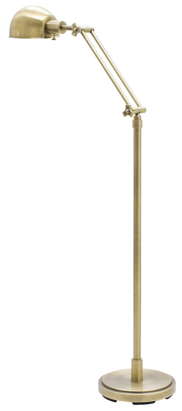One Light Floor Lamp from the Addison Collection in Antique Brass Finish by House of Troy
