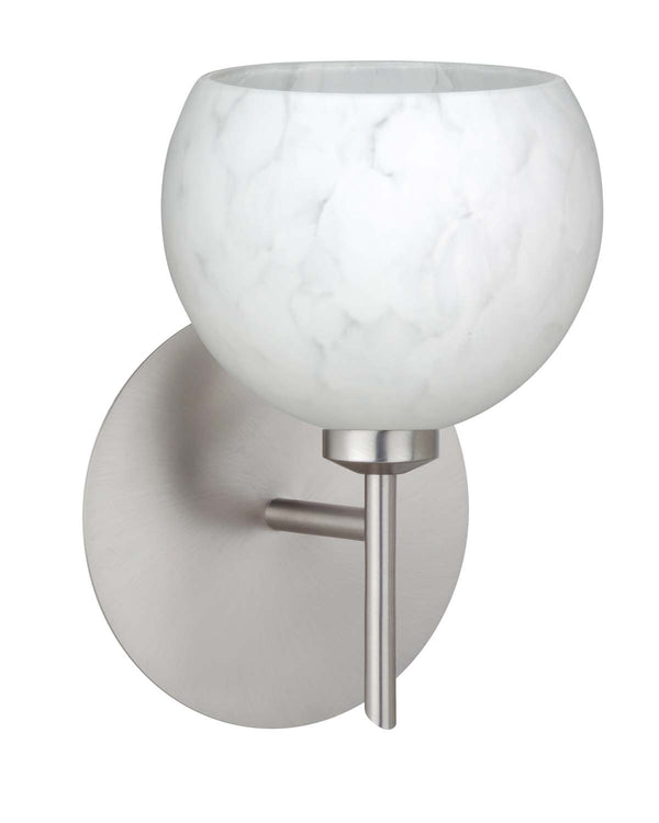 Besa - 1SW-565819-SN - One Light Wall Sconce - Palla - Satin Nickel from Lighting & Bulbs Unlimited in Charlotte, NC