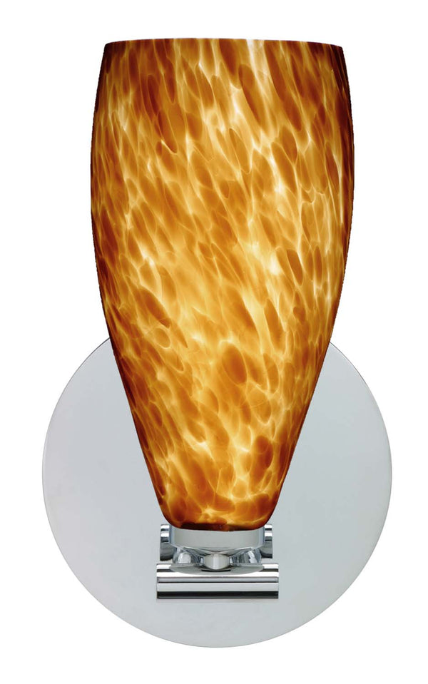 Besa - 1SX-719818-PN - One Light Wall Sconce - Karli - Polished Nickel from Lighting & Bulbs Unlimited in Charlotte, NC