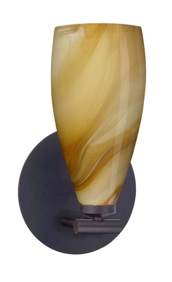 Besa - 1SX-7198HN-BR - One Light Wall Sconce - Karli - Bronze from Lighting & Bulbs Unlimited in Charlotte, NC