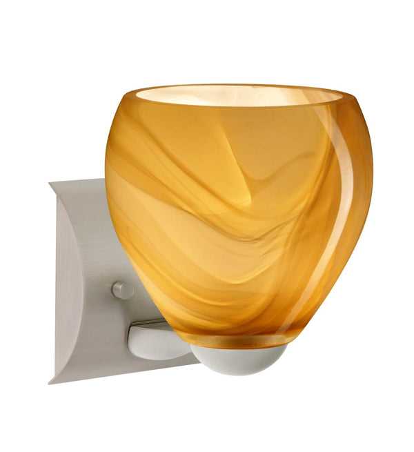 Besa - 1WZ-4122HN-SN - One Light Wall Sconce - Bolla - Satin Nickel from Lighting & Bulbs Unlimited in Charlotte, NC