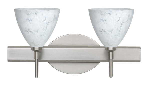 Besa - 2SW-177919-SN - Two Light Wall Sconce - Mia - Satin Nickel from Lighting & Bulbs Unlimited in Charlotte, NC