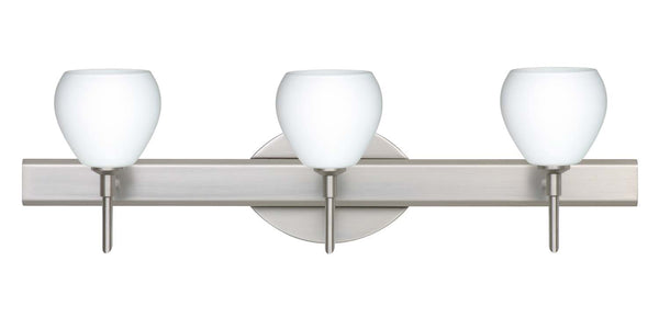 Besa - 3SW-560507-SN - Three Light Wall Sconce - Tay Tay - Satin Nickel from Lighting & Bulbs Unlimited in Charlotte, NC