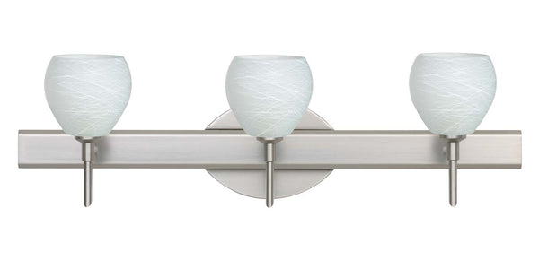 Besa - 3SW-560560-SN - Three Light Wall Sconce - Tay Tay - Satin Nickel from Lighting & Bulbs Unlimited in Charlotte, NC