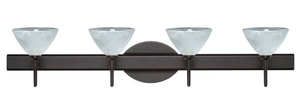 Besa - 4SW-174352-BR - Four Light Wall Sconce - Domi - Bronze from Lighting & Bulbs Unlimited in Charlotte, NC