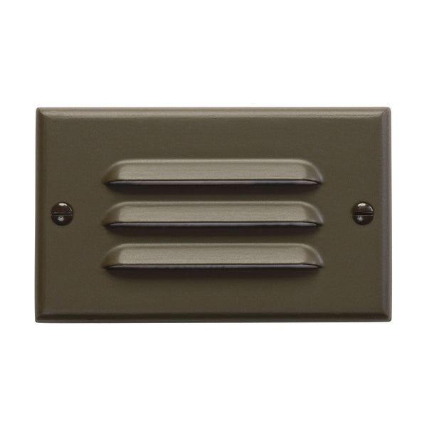Kichler - 12600AZ - LED Step Light Horiz. Louver - Step And Hall 120V - Architectural Bronze from Lighting & Bulbs Unlimited in Charlotte, NC