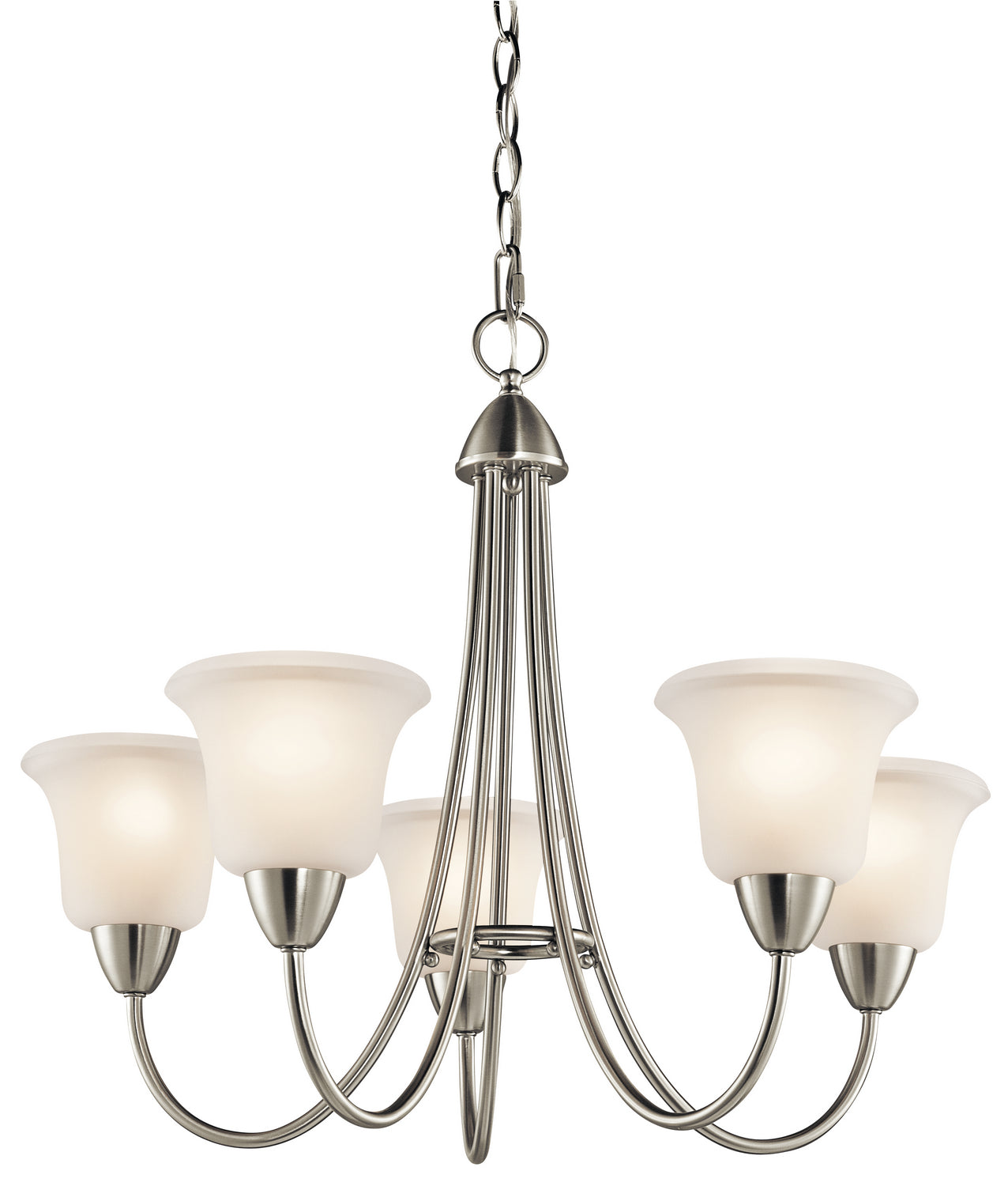 Kichler - 42884NI - Five Light Chandelier - Nicholson - Brushed Nickel from Lighting & Bulbs Unlimited in Charlotte, NC